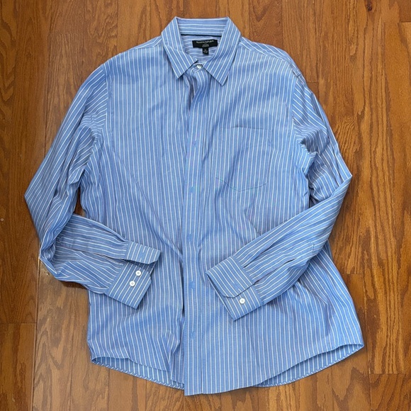 Banana Republic Blue Striped Men's Shirt - Picture 1 of 3